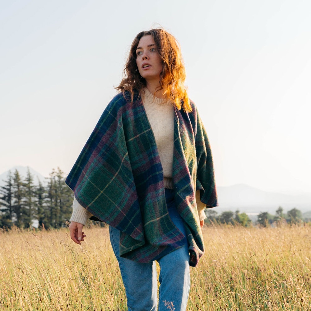 John Hanly Wool Poncho